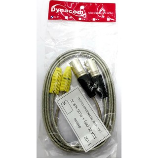 สายสัญญาณ DYNACOM รุ่น : J - 192 RCA 2C ( YF ) + PLUG XLR 2C ( ยาว 1.5เมตร )