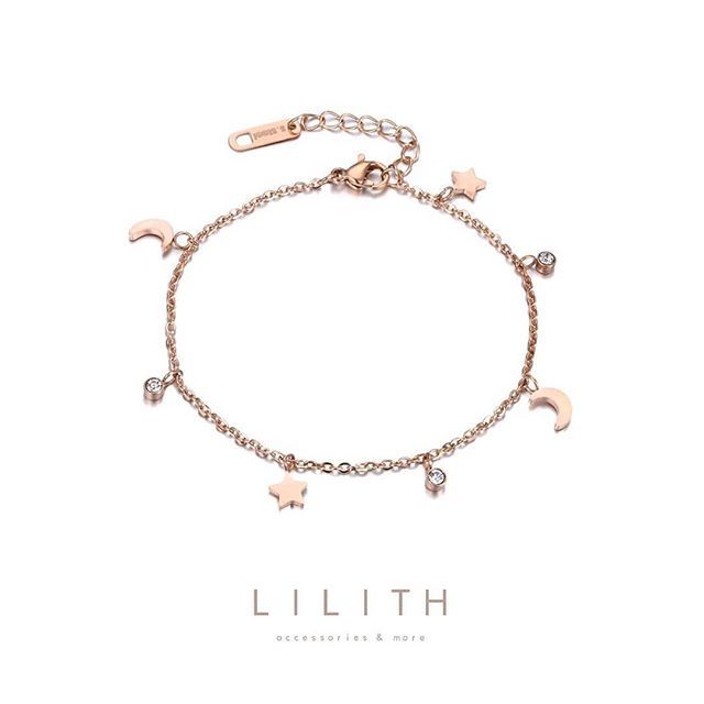 Lilith - Moon&Star Stainless bracelet