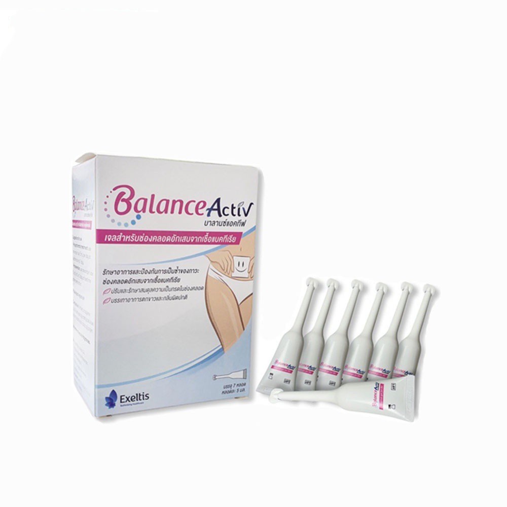 Balance activ vagina gel เจลปรับสมดุล สำหรับผู้หญิง 1กล่องมี7หลอด