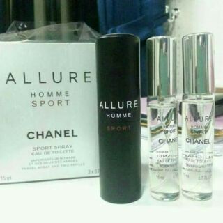 สเปรย์น้ำหอมแบบรีฟิล chanel Allure homme sport