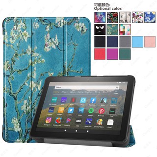 เคส Fire HD 8 2020 8.0 นิ้ว แบบบาง และหนัง PU พักหน้าจออัตโนมัติ สําหรับ HD8 Plus Amazon