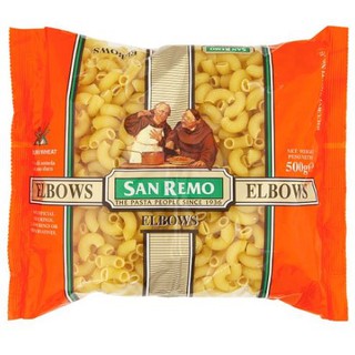 San Remo ซานรีโม เส้นพาสต้ารูปข้องอ เบอร์ 35 (500g)