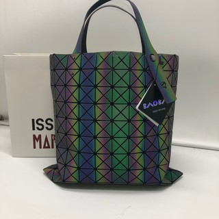 Issey Miyake  BaoBao，Hand Bag， Tote Bag，กระเป๋าถือนาโนส่องสว่าง，10x10ข้อกำหนด