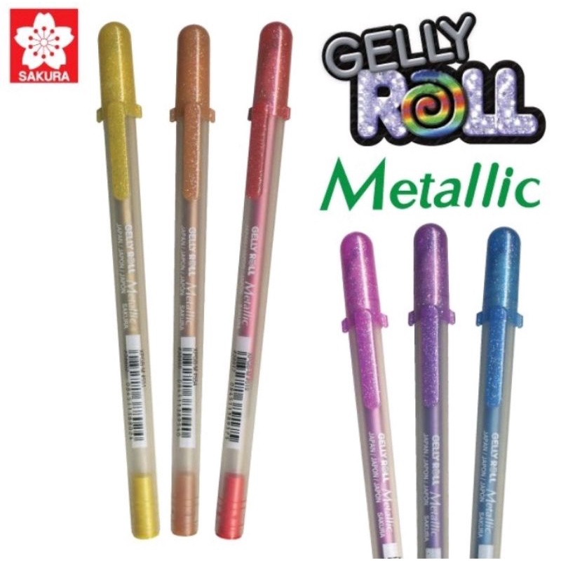 ปากกาเจลลี่โรล Sakura รุ่นเมทัลลิค GELLY ROLL Metallic
