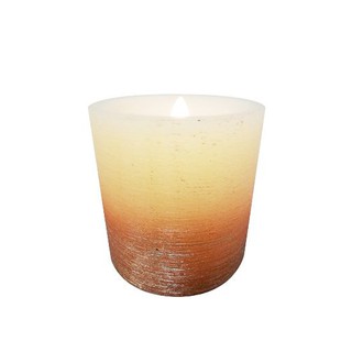 KASSA HOME เทียน LED Paraffin Candle Ligh Stripes รุ่น n23947-20025 ขนาด S สีทองแดง เทียนหอม เกรดพรีเมียม