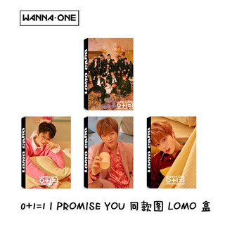 การ์ด kpop wanna one lomo 0+1 i promise you สําหรับงานพรอม