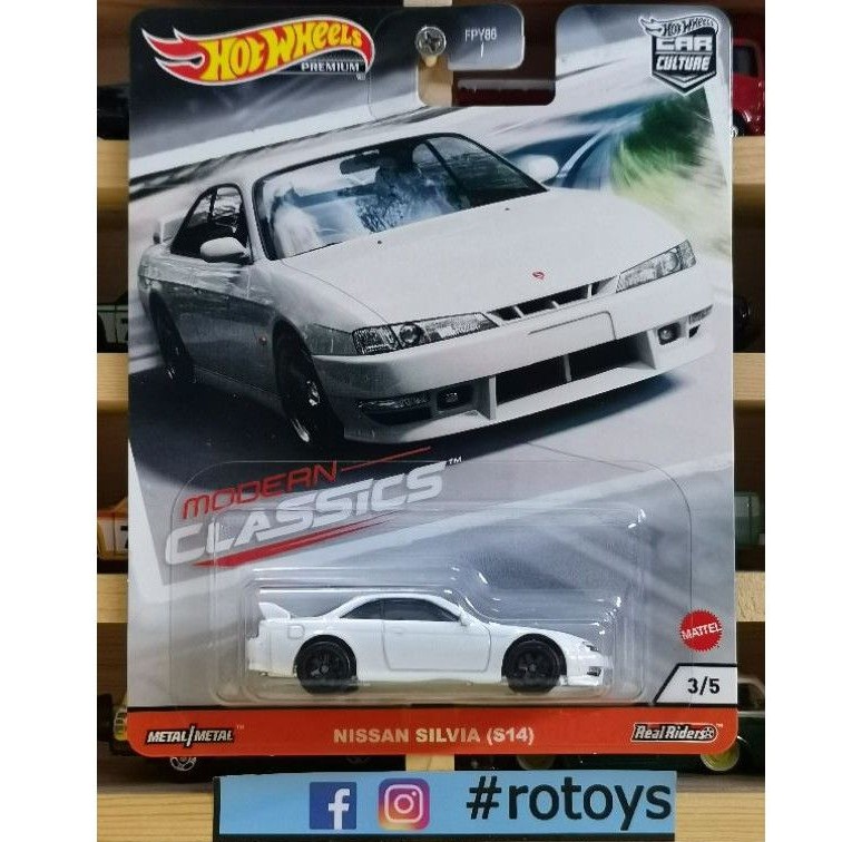 HOT WHEELS PREMIUM NISSAN SILVIA S14 MODERN CLASSICS