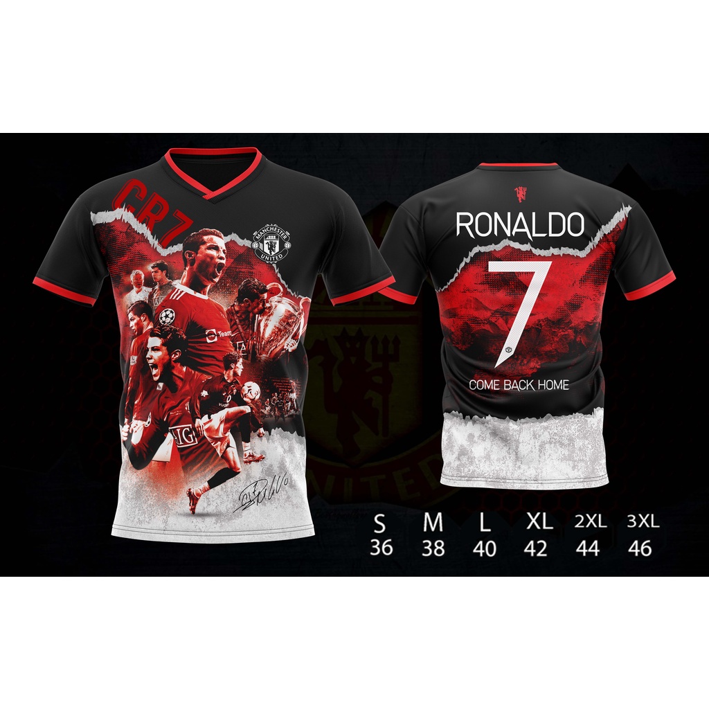 เสื้อ RONALDO 7 เสื้อกีฬาสัญชาตยุโรป เสื้อทีมแมนยู