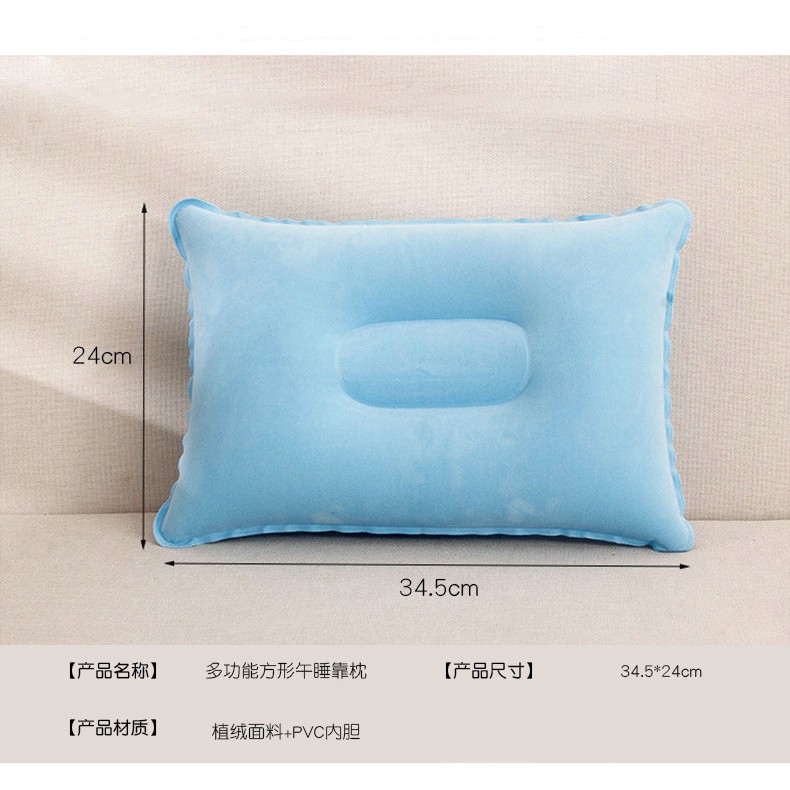 หมอนเป่าลมแบบพกพาสำหรับเดินทาง หมอนเป่าลมพับสำหรับแคมป์ ราคาถูก - รูปที่ 5