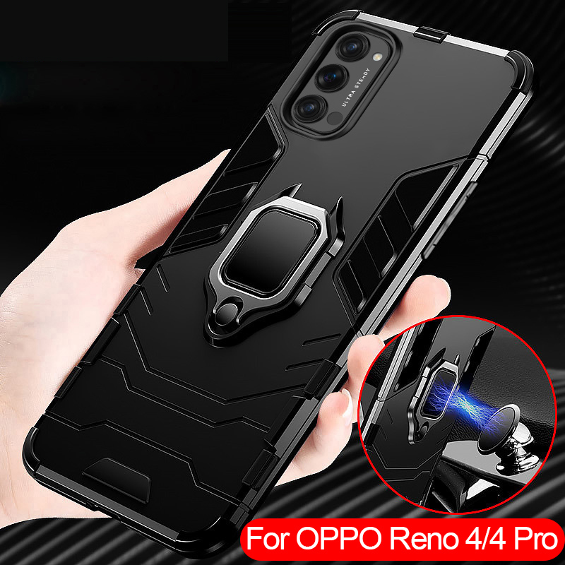 สําหรับ OPPO Reno 4 4 Pro 4G 4F 4 Lite 4Z 5G Reno 3 Reno 2 2F 2Z Reno 10x ซูม Hybrid Slim ผู้ถือแหวน