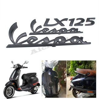 สติกเกอร์ตราสัญลักษณ์ PVC 3D สําหรับติดตกแต่งล้อรถมอเตอร์ไซค์ PIAGGIO LX125 LX150 Vespa LX 125 LX 150