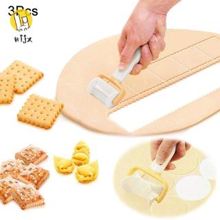 WiJx❤❤❤Summer Korean 3Pcs/Set Magic Cutter Mold Maker Cake Rolling Biscuit Cookies Mold DIY Decor Stamp Tools Kit @TH