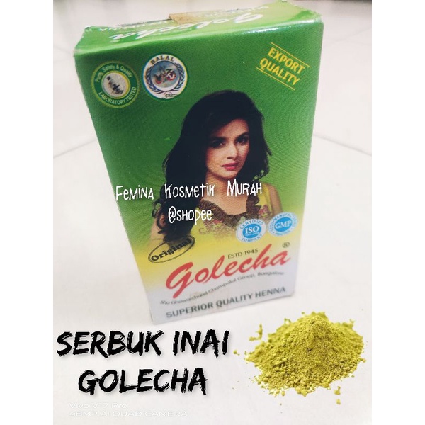 GOLECHA HENNA POWDER SERBUK INAI ฮาลาล