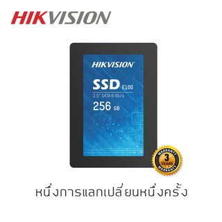 HOT️SSD HIKVISION E100 256GB SSD (เอสเอสดี) ประกัน 3 ปี（หนึ่งการแลกเปลี่ยนหนึ่งครั้ง）