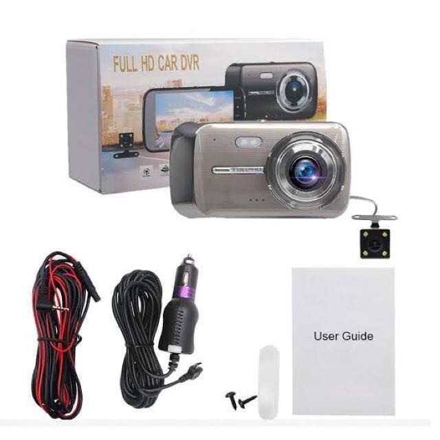กล้องติดรถยนต์GT100 Q42 Super HD1296P/GT600 1080Pหน้า-หลัง จอ4นิ้ว กล้องSONY กลางคืนชัดเจนHD มีระบบ WDR ชัดในโหมดกลางคืน