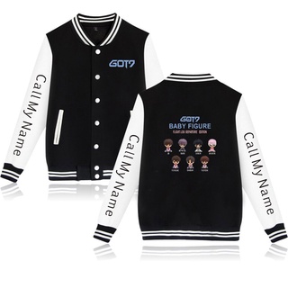 Got7 เสื้อแจ็คเก็ตเบสบอลสําหรับผู้ชาย