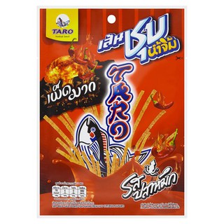 🚚💨พร้อมส่ง!! ทาโร ปลาสวรรค์ชุบน้ำจิ้ม รสปลาหมึกเผ็ดมาก 22กรัม Taro fish in heavenly sauce Squid flavor very spicy 22 gra