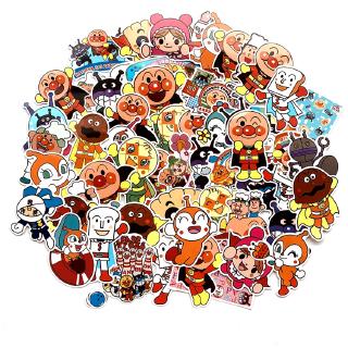 สติกเกอร์ พิมพ์ลายการ์ตูน Anpanman กันน้ำ 57 ชิ้น