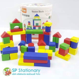 ตัวต่อบล็อคไม้ Wooden Blocks ซื้อ1แถม1