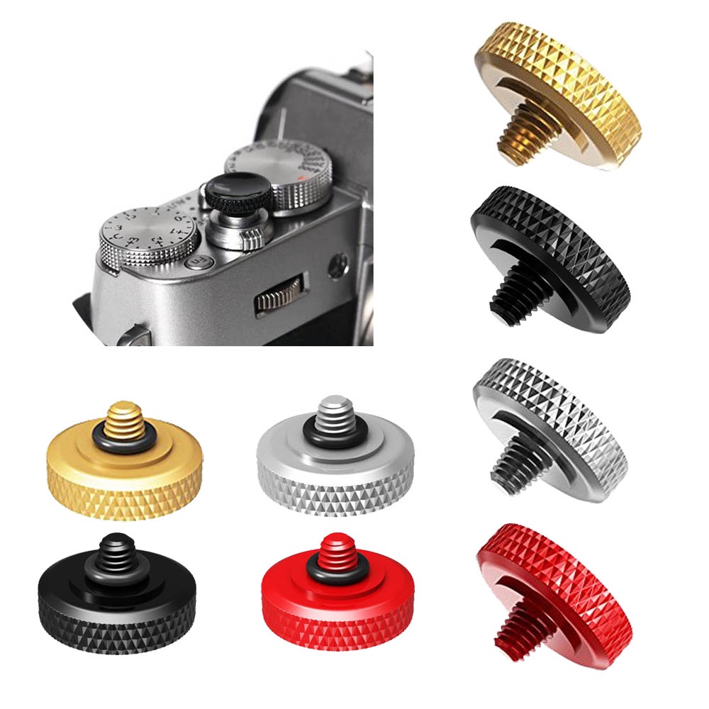 ทองแดงเว้า Soft Shutter Release ปุ่มสําหรับ Fujifilm XM5 XE5 X100V X100VI XT20 X100F XT2 X100T XPRO2