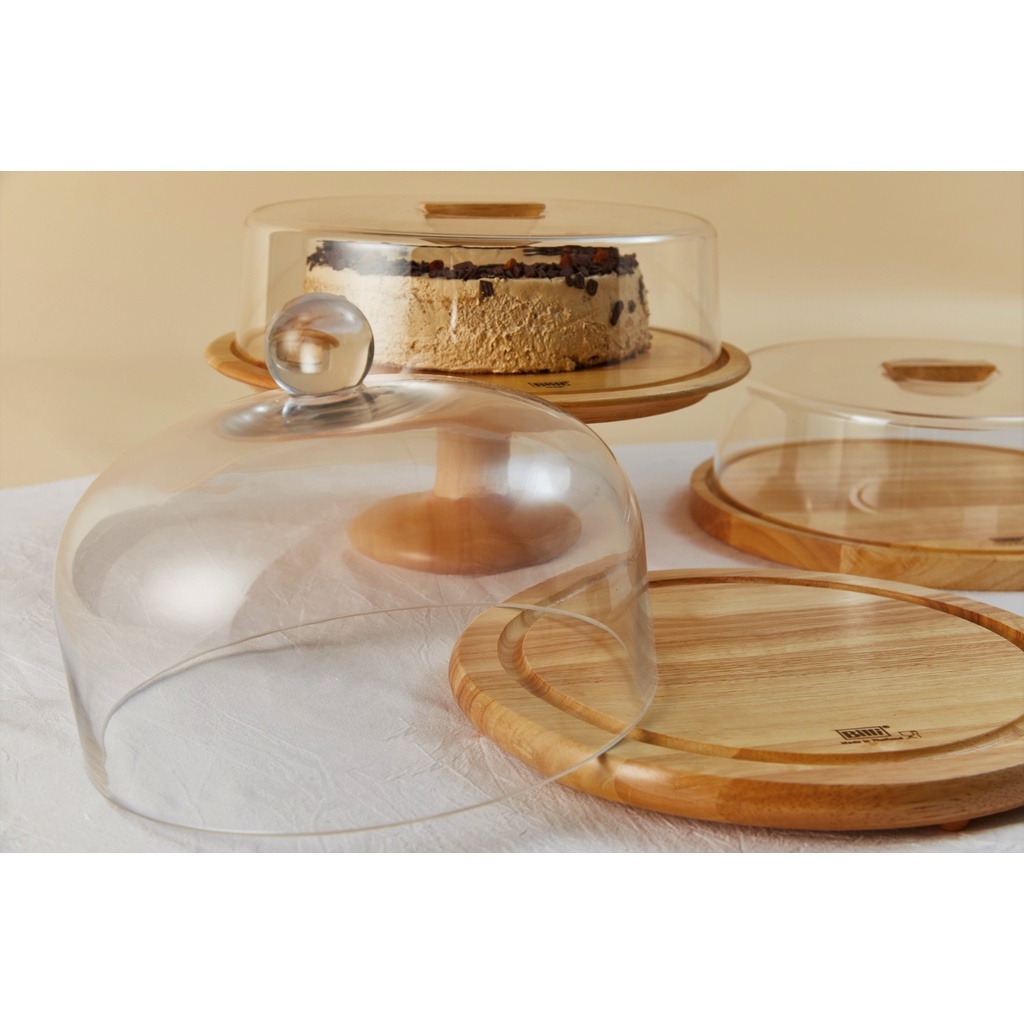 BILLI DESIGN [GLASS DOME] โดมเค้กฝาครอบเเก้วใหญ่