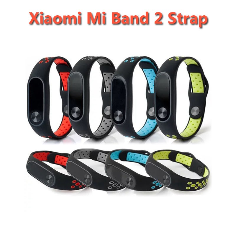 Xiaomi Mi Band 2 Mijobs สายสำรอง สายรัดข้อมือสองสี 2 Tone Replacement ...