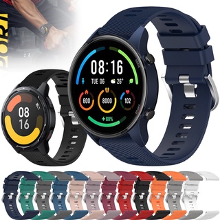 สายนาฬิกาข้อมือซิลิโคน 22 มม. สําหรับ Xiaomi MI Watch Global Version S1 Huawei GT3 PRO GT 2 Amazfit GTR 2 3 PRO