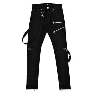 TZ BLACK STRAP DENIM