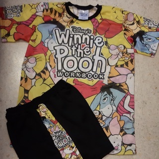 เซทกางเกงขาสั้น &amp; เสื้อ ลายWinnie The Pooh