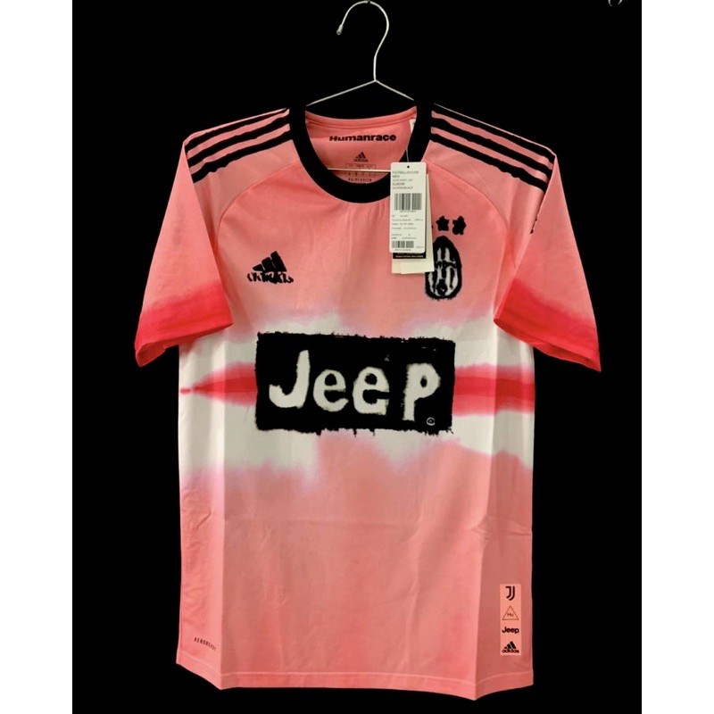 Youth adidas Pink Juventus Human Race FC Replica Jersey