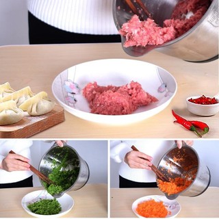 หม้อปั่นบดสับละเอียดสแตนเลสไฟฟ้า multifunctional mincer