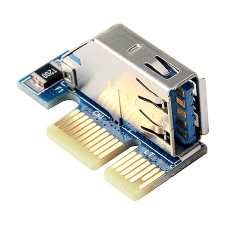 PCIE PCI-E PCI Express X1 to PCI Riser Card Bus Card High Efficiency Adapter Converter USB 3.0 Cable for Desktop PC