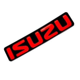 โลโก้รถยนต์ ISUZU รุ่น D-MAX all new,MU-X (แดง)