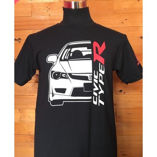 เสื้อยืดลายกราฟฟิก civic fd type r fd 2r