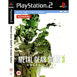 แผ่นเกมส์ Metal Gear Solid3 SnakeEater PS2 Playstation 2 คุณภาพสูง ราคาถูก