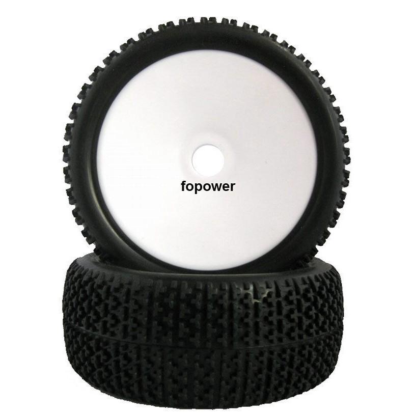 RC 4pcs Sponge Liner Tyre Tires &amp; Wheel Rim Fit HSP 1:8 Off-Road Buggy 81W-804