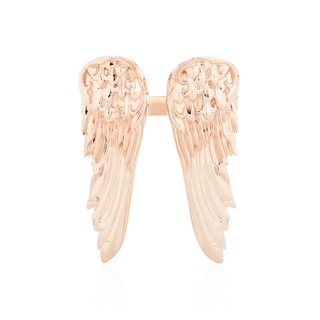 Giant Eagle Duo Wings Ring - Pure Pink