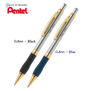 Pentel ปากกาลูกลื่น เพนเทล Sterling รุ่น B460G (หมึกสีดำ/สีน้ำเงิน)