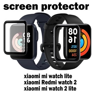 ฟิล์ม xiaomi redmi watch 2 lite ตัวป้องกันหน้าจอสำหรับ redmi watch 2 ฟิล์มกันรอยหน้าจอทรงโค้ง xiaomi mi watch lite