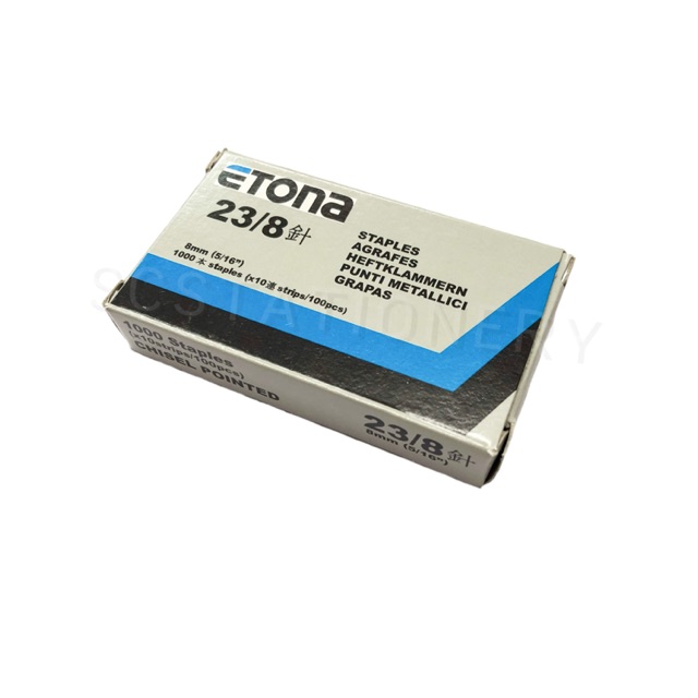 ลวดเย็บ ETONA 23/8-13 1กล่อง