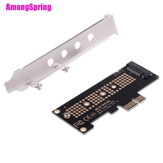 ( Amongspring ) อะแดปเตอร์การ์ดแปลง Nvme Pcie X4X2 M . 2 Ngff Ssd To Pcie X1 To M . 2