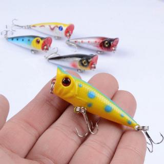 ตกปลา 5cm/4.9g 1Pcs Whopper Plopper Popper รอกตีเหยื่อปลอม เหยื่อตกปลา เหยือตกปลา เหยื่อตกปลาช่อน เหยื่อปลอมตกปลา ตะขอ เหยื่อตกปลานิล Plastic Bait อุปกรณ์ตกปลา เหยื่อปลา Top Water Lure เหยื่อปลอม