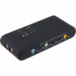 usb 2.0 sound card 7.1แท้ with SPDIF in out optical port