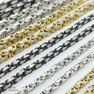 N33 ลายบาหลี บายแซนไทน์ 1-9 องค์ สีเลส สองกษัตริย์ สีดำ สร้อยคอ ห้อยพระ สร้อยสแตนเลสแท้ สร้อยพระ necklace