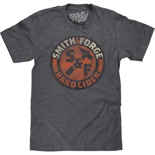 เสื้อยืดแขนสั้นลําลอง พิมพ์ลาย Smith &amp; Forge Hard Cider สําหรับผู้ชาย