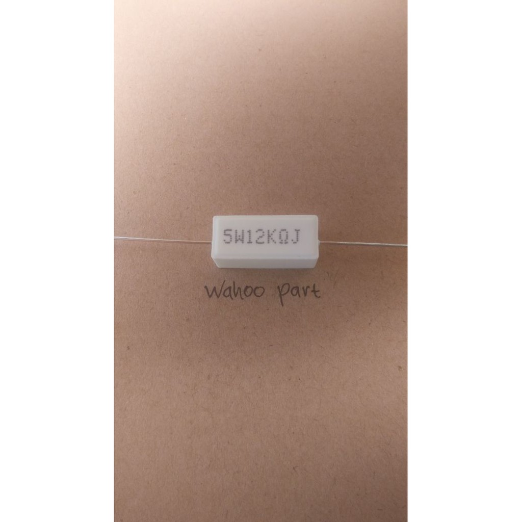 ไต้หวัน 12K 5 วัตต์ Resistor ราคา (1 ชิ้น)