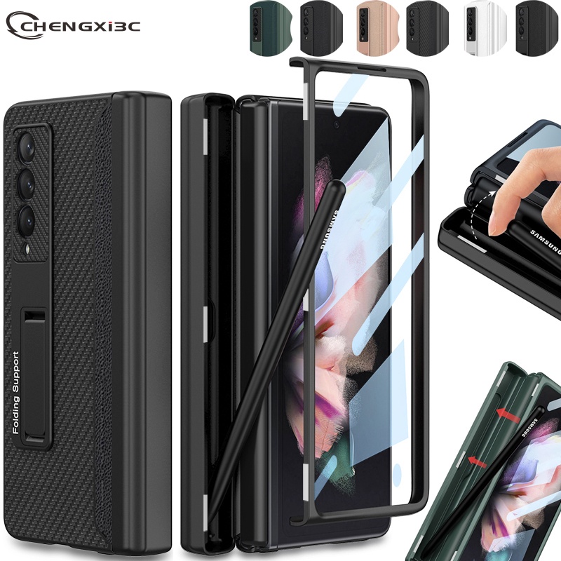 Fold5432 For Samsung Galaxy Z Fold 5 case with S Pen and Fold2 Fold3 Fold4 Fold5 casing with stand