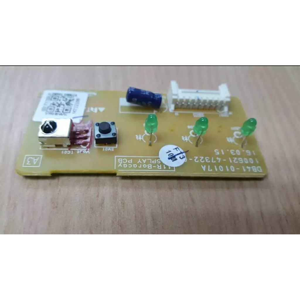 อะไหล่แท้ตรงรุ่นจากศูนย์ ตัวรับสัญญาณรีโมทแอร์ซัมซุง PCB SUB-DISPLAY SAMSUNG DB93-10861เเทนDB93-10861Dใช้ได้หลายรุ่น