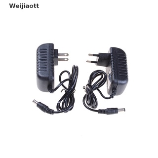 Weijiaott ขายดี อะแดปเตอร์แปลงพาวเวอร์ซัพพลาย Dc 12V 2A ปลั๊ก Eu Us 5.5 มม. สําหรับกล้องวงจรปิด Led 1 ชิ้น