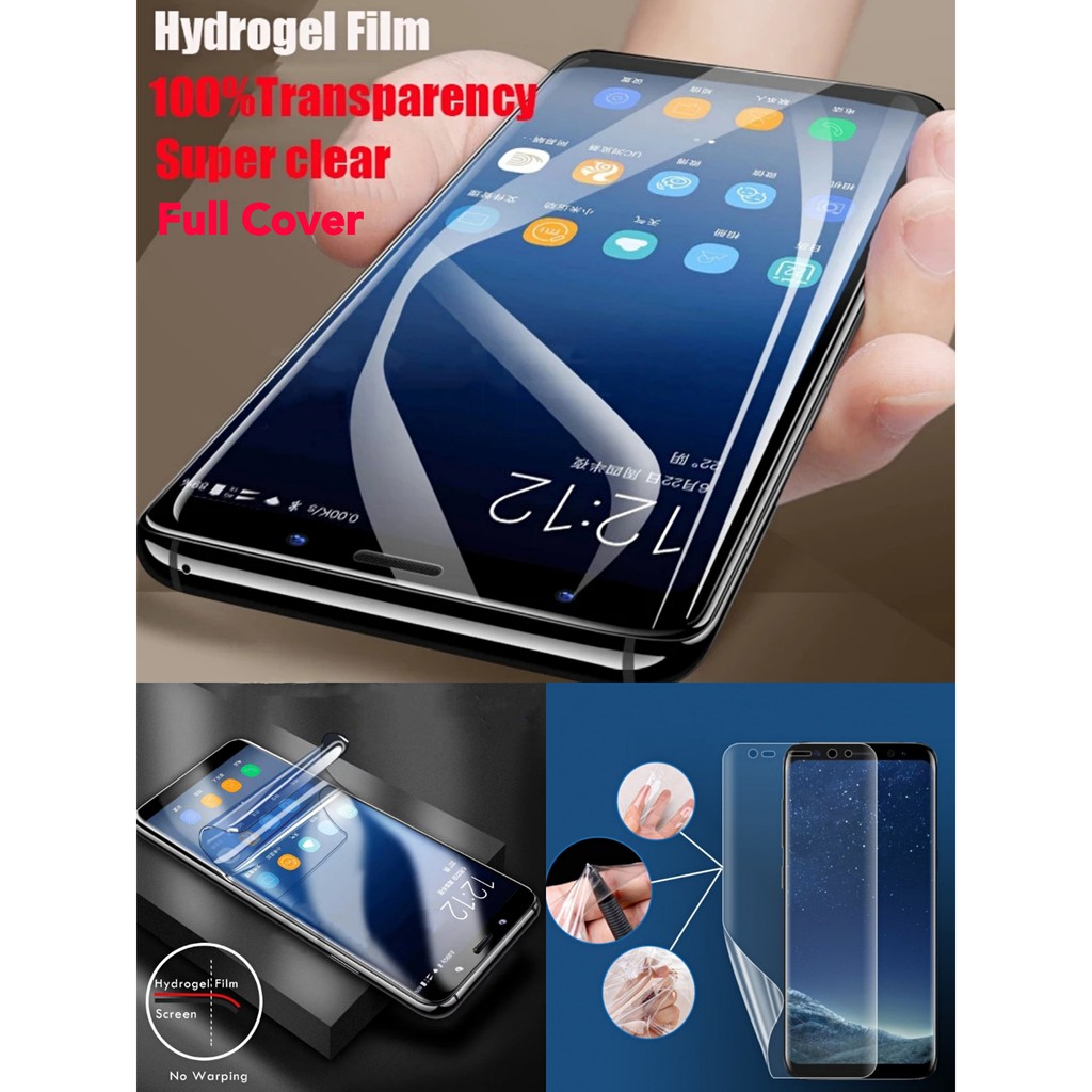 SAMSUNG Soft HD Clear Hydrogelป้องกันหน้าจอSamsung S20 S21 FE S22 S23 Plus S24 S25 S26 Ultra S8 S9 A